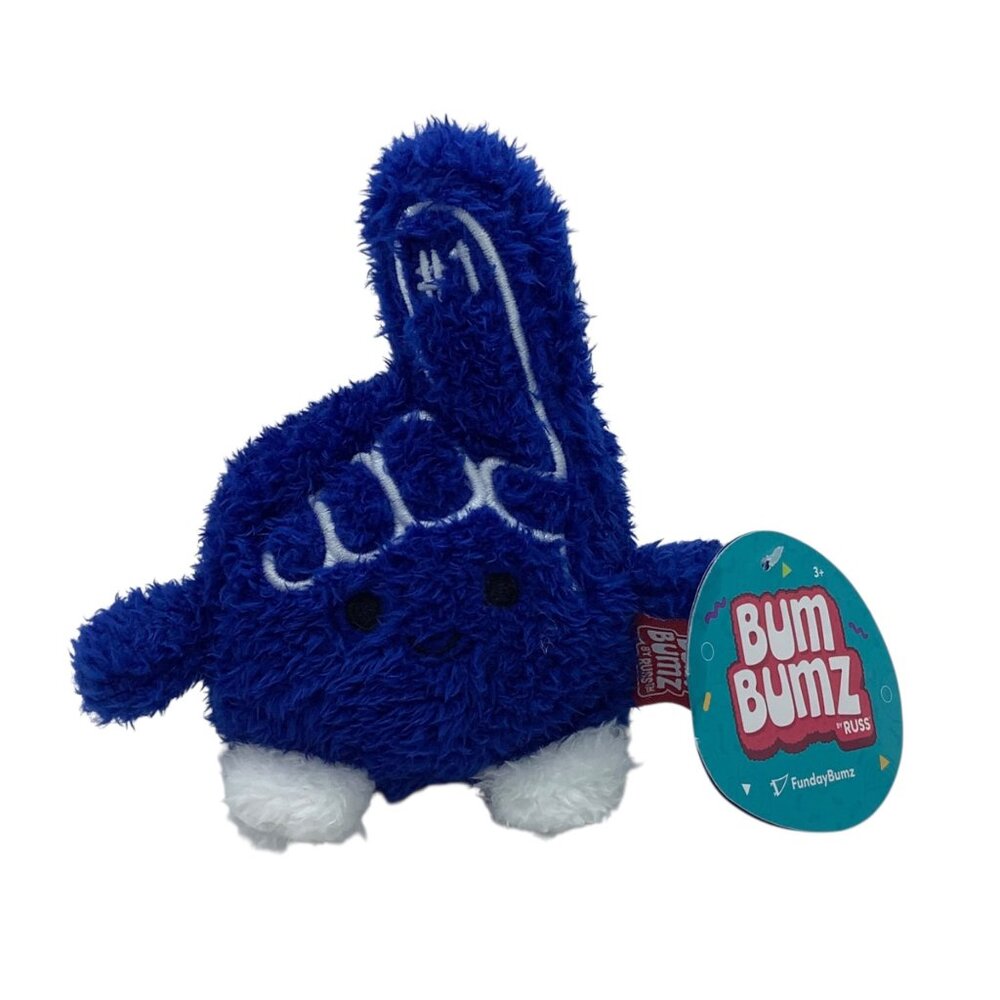 Bum Bumz Fan Finger Fannie #1 Plush Stuffed‎ Toy Russ Kellytoy Age 3+ Sports 6"